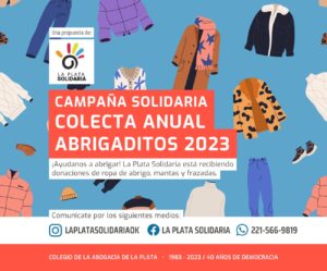 La Plata Solidaria Abrigaditos